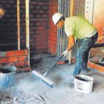 se busca albañil medio tiempo
